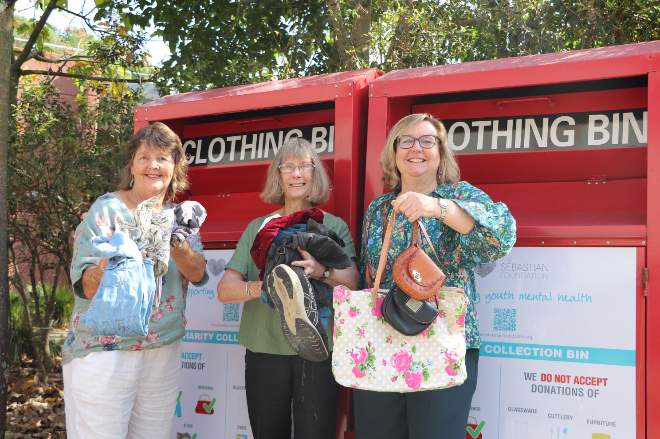 New e-THREAD clothes recycling bins