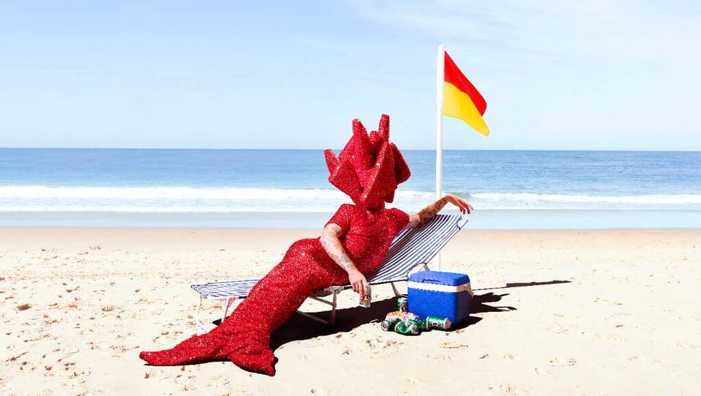 Gerwyn Davies b.1985, Sunburn 2025, archival pigment print, Courtesy the artist, Jan Murphy Gallery (Brisbane) and Michael Reid Gallery (Sydney/Berlin). © The artist