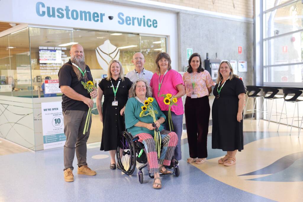 EAC group pic - sunflowers