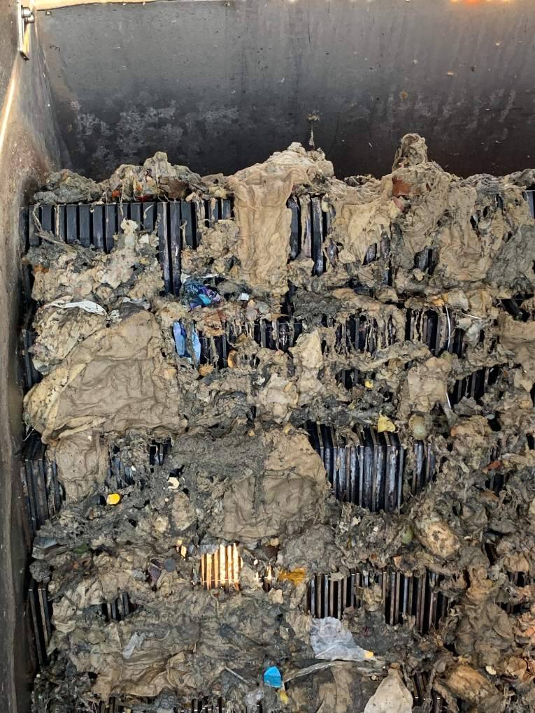 Council removes roughly 3 tonnes of rubbish from the sewerage system each week