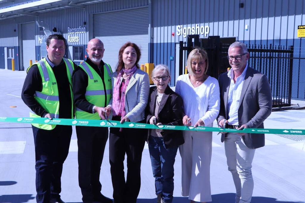 Depot ribbon cutting