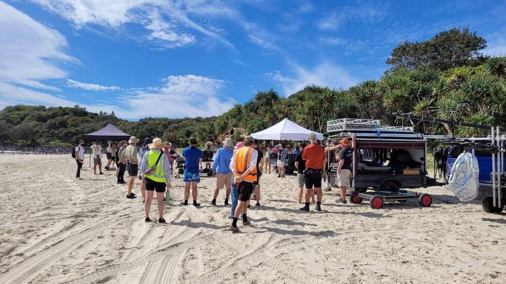 Behind the scenes with the production crew at Fingal for Netflix's 'Boy Swallows Universe'.