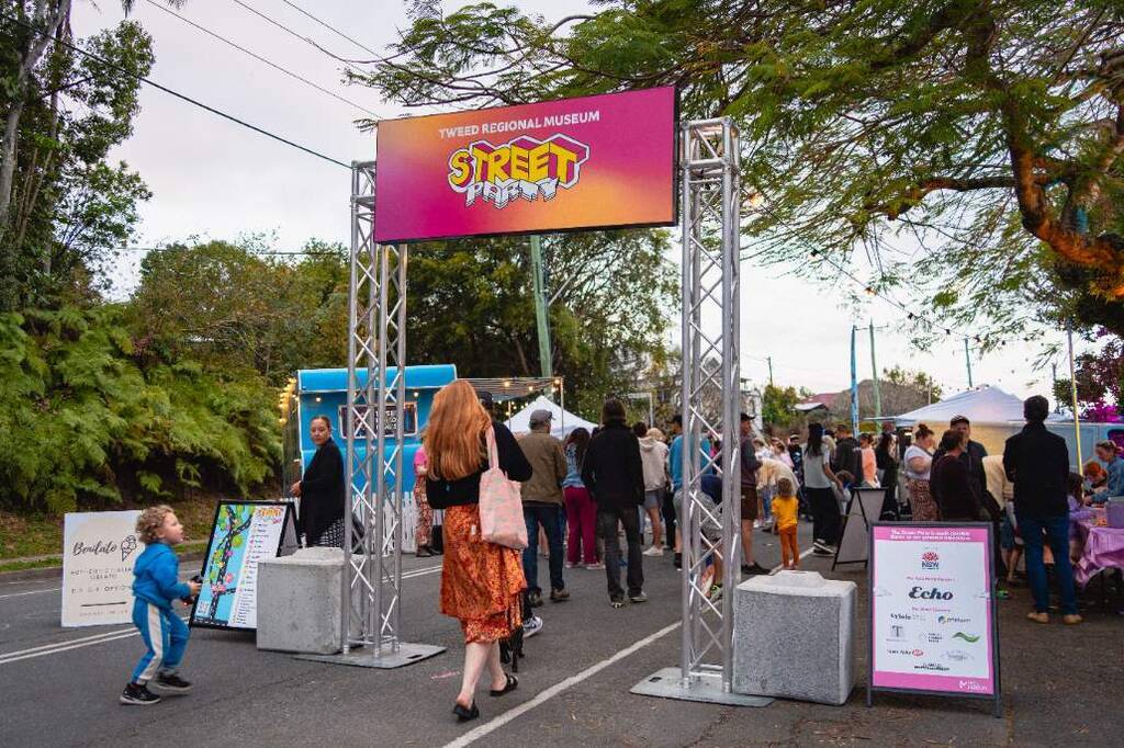 The Street Party is a free all-ages event runs from 3 pm to 8 pm.