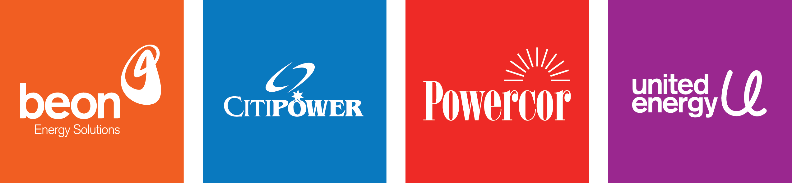 Beon, CitiPower, Powercor & United Energy
